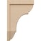Ekena Millwork 8"W x 16"D x 24"H Classic Bryant Rough Cedar Woodgrain TimberThane Corbel, Primed Tan CORUR08X16X24BRYRCPR - alternate 3